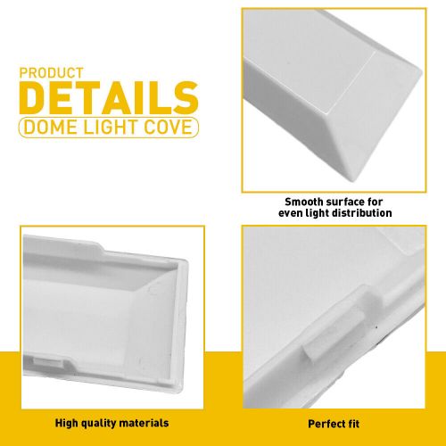 Dome Light Lens Overhead Sqaure Lamp Cover For 71-76 Torino Maverick Ranchero US, US $14.99, image 10