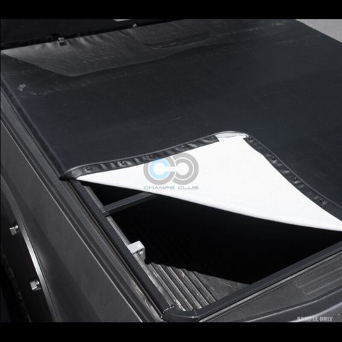 For 14-21 toyota tundra 5.5 ft short bed hidden snap on soft vinyl tonneau cover