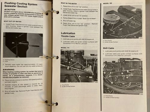 MerCruiser 90-44553 1 Marine Engines Mercury Mariner 4 Cylinder Service Manual, US $11.99, image 9