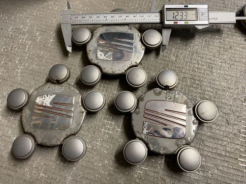 3x Seat 123mm wheel centre caps. # 6L0601149E JL671, US $, image 2