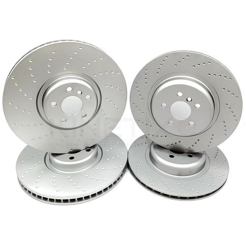 FOR BMW 540d G30 G31 M SPORT DIMPLED FRONT REAR BRAKE DISCS PADS 395mm 370mm, US $, image 9