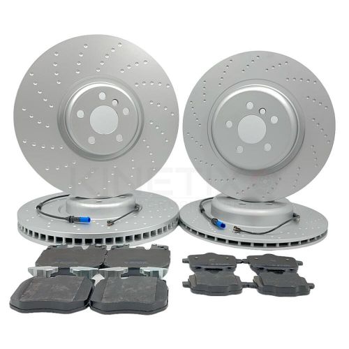 FOR BMW 540d G30 G31 M SPORT DIMPLED FRONT REAR BRAKE DISCS PADS 395mm 370mm, US $, image 14