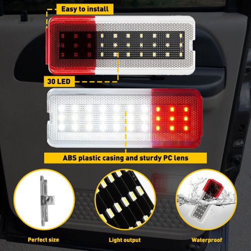 4 X Interior Door Panel Light Reflector For 99-07 Ford Super Duty F250 F350 F450, US $39.99, image 8