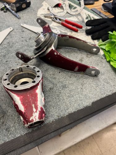 Scott 3400 / cessna 0742400 tailwheel used partially blasted