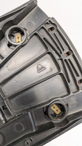 Porsche 911 74-79 steering wheel horn pad with porsche logo 911 347 097 01