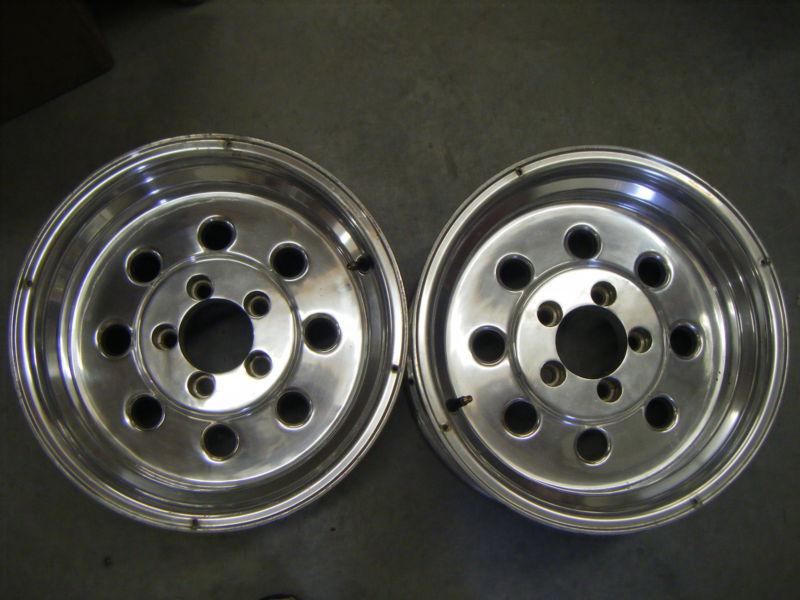 Wheels 15x8 4.5" bolt pattern 4.5" backspace ford mopar dodge mustang racing 