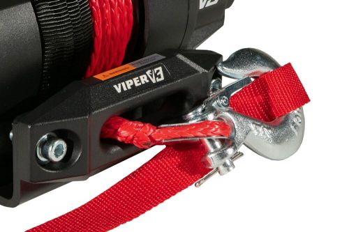 MOTOALLIANCE® Viper V3 4500lb UTV/ATV Military Grade Winch with 40' Black, US $284.99, image 6