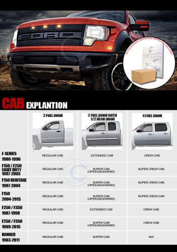 For 15-23 F150/17+ F250 Super/Extended 4" Oval Chrome Side Step Nerf Bars Boards, US $173.95, image 2