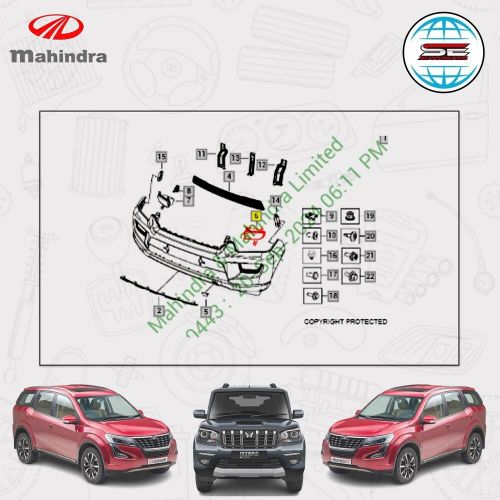 OEM FRONT FOG LAMP LIGHT SET LH & RH FOR MAHINDRA SCORPIO mHawk 2006 2015, US $147.98, image 5