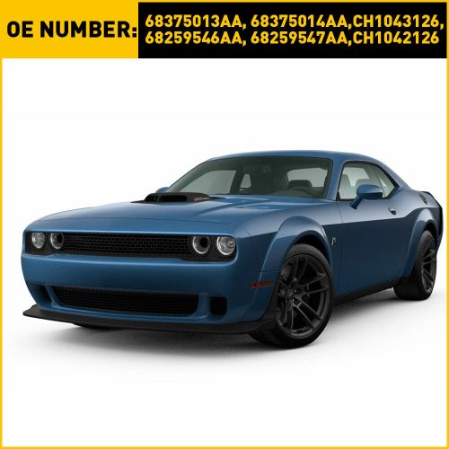 Pair front fascia &amp; right left bumper bracket side for dodge challenger 2015-21