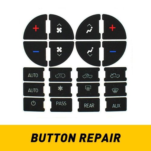 Vinyl Black Radio Button Fix Panel Decal Sticker For Chevy 2006-2015 GM Buick US, US $9.09, image 4