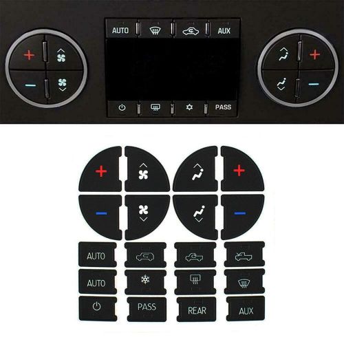 Vinyl Black Radio Button Fix Panel Decal Sticker For Chevy 2006-2015 GM Buick US, US $9.09, image 6