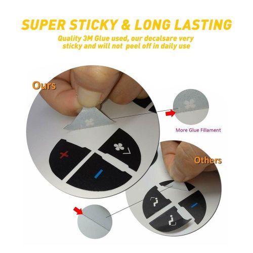 Vinyl Black Radio Button Fix Panel Decal Sticker For Chevy 2006-2015 GM Buick US, US $9.09, image 9