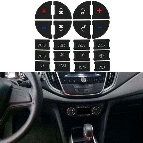 Vinyl Black Radio Button Fix Panel Decal Sticker For Chevy 2006-2015 GM Buick US, US $9.09, image 10