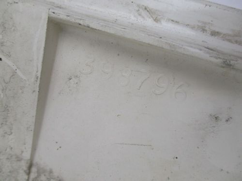 0431749 431749 OMC Johnson 120 140 HP Outboard Port Left Lower Engine Cowl White, US $100.00, image 2