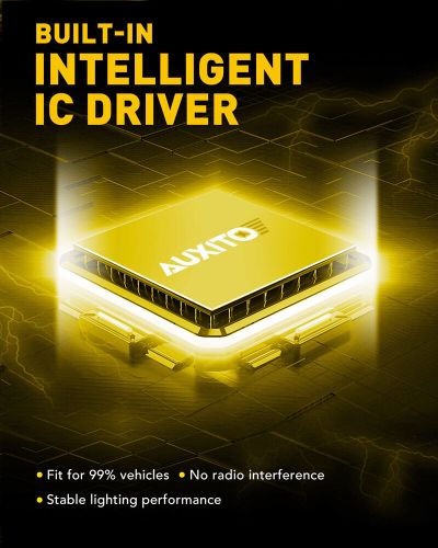 AUXITO 9145 9140 H10 LED Fog Light Bulbs 50W 6000LM 3000K Amber Conversion Kit, US $21.99, image 11