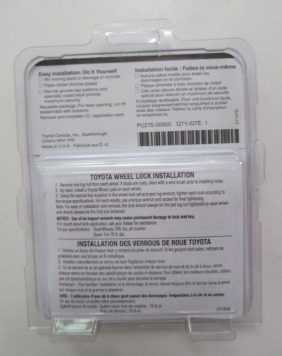 Toyota Wheel Locks Chrome Corolla Camry McGard 046155 85927 18722 01499 55082, C $14.99, image 3