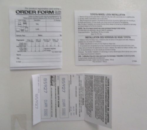 Toyota Wheel Locks Chrome Corolla Camry McGard 046155 85927 18722 01499 55082, C $14.99, image 28