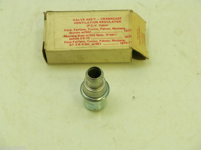Nos 1970 mustang boss 302 torino bronco 302 pcv valve metal
