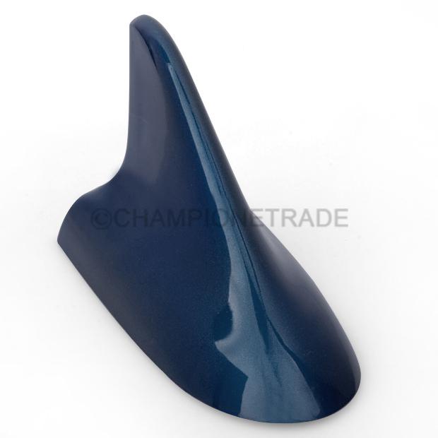 1x deep blue car shark fin buick style aerial dummy antenna universal decorative