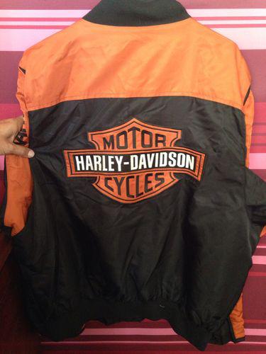 Buy HARLEY DAVIDSON MOTORCYCLE MEN'S XL screaming eagle riding ORANGE ...