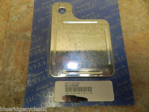 Universal bolt on billet aluminum chrome motorcycle inspection sticker plate , US $14.99, image 2