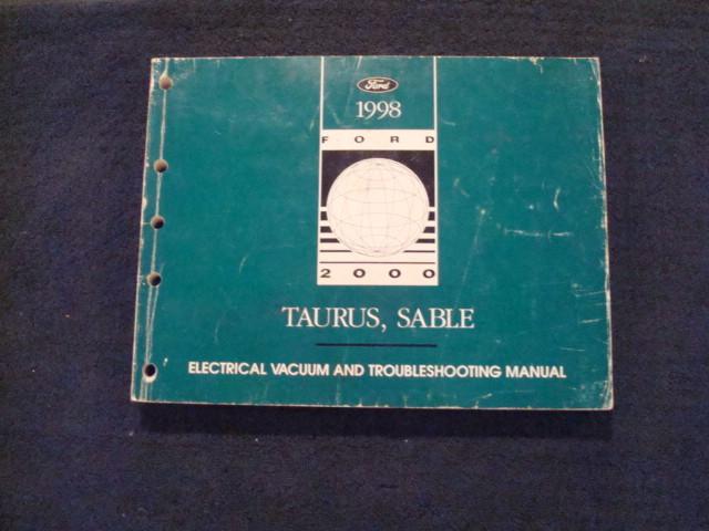 1998 taurus/mercury sable factory shop service electrical/wiring repair manual 