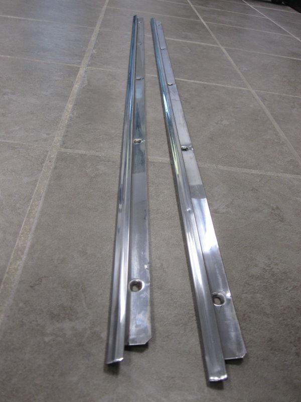 64-67 CHEVELLE SS396 GTO OEM STAINLESS INTERIOR UPPER DOOR PANEL TRIM MOLDINGS, US $20.00, image 3