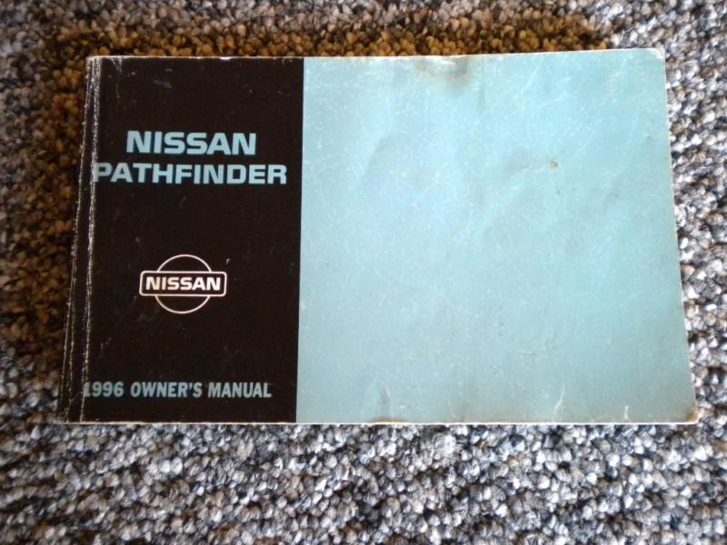 1996 nissan pathfinder owner's manual guide book