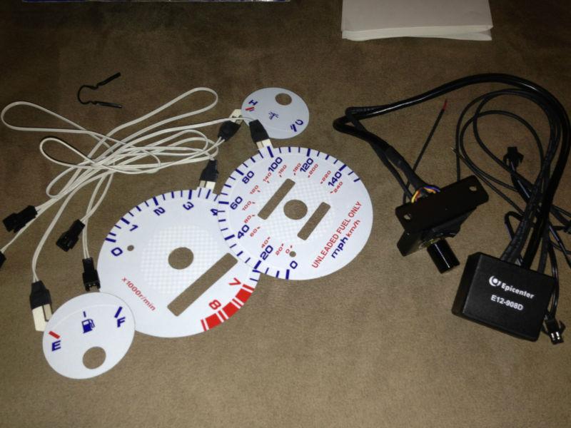 Acura integra ls/rs/gs 94-01 glow gauge new