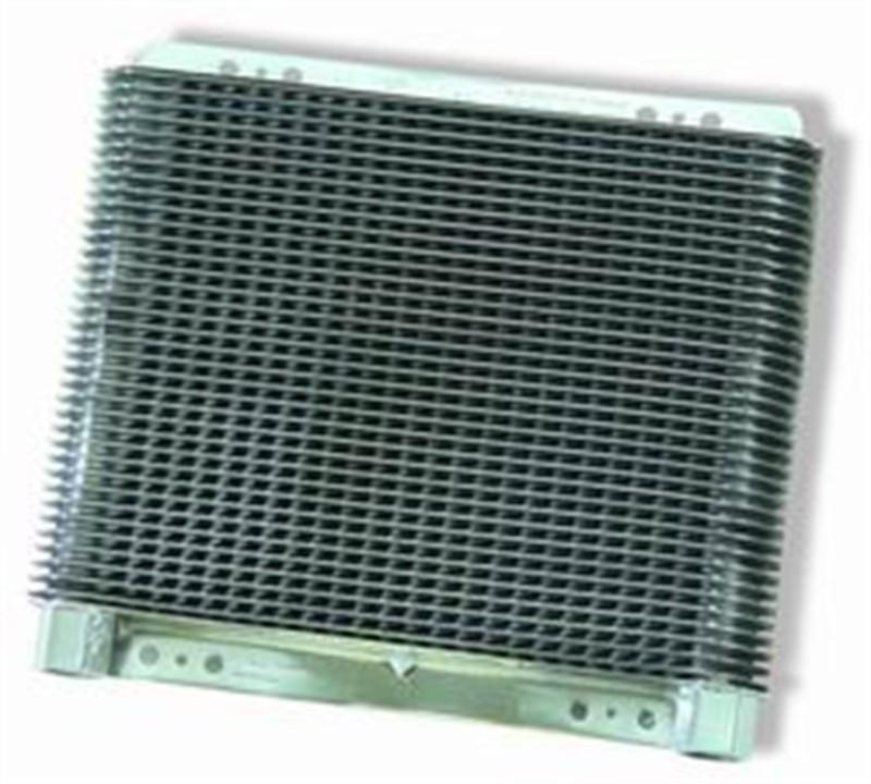 B&m 70272 polished supercooler; automatic transmission oil cooler