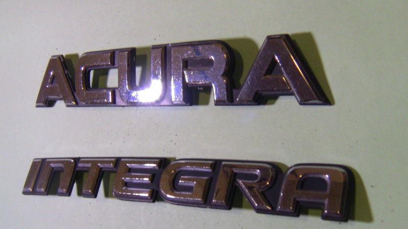90-93 ACURA INTEGRA LS EMBLEM, US $16.99, image 2