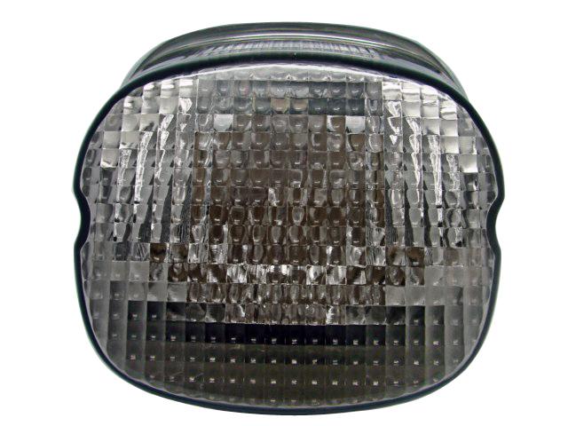 Smoke lens led tail brake light for harley touring road king glide electra flh