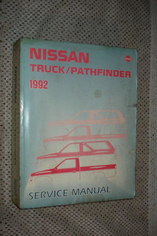 1992 nissan truck & pathfinder service manual shop book original wow