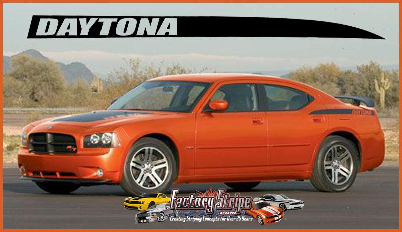 DODGE CHARGER REAR QTR DAYTONA SPEARS FACTORY STRIPE 2006 2010, US $24.00, image 4