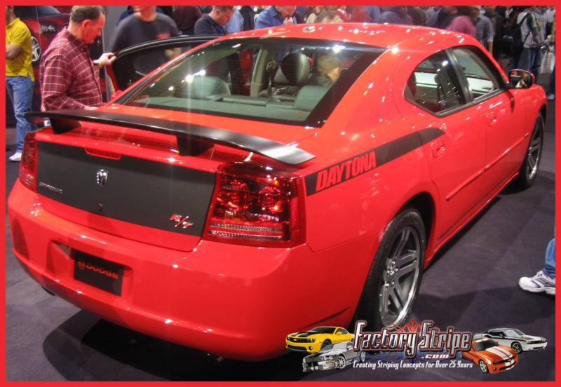 DODGE CHARGER REAR QTR DAYTONA SPEARS FACTORY STRIPE 2006 2010, US $24.00, image 6