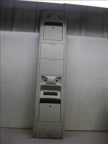 09 10 town & country roof mounted dual 9" dvd screen display w/ remote oem