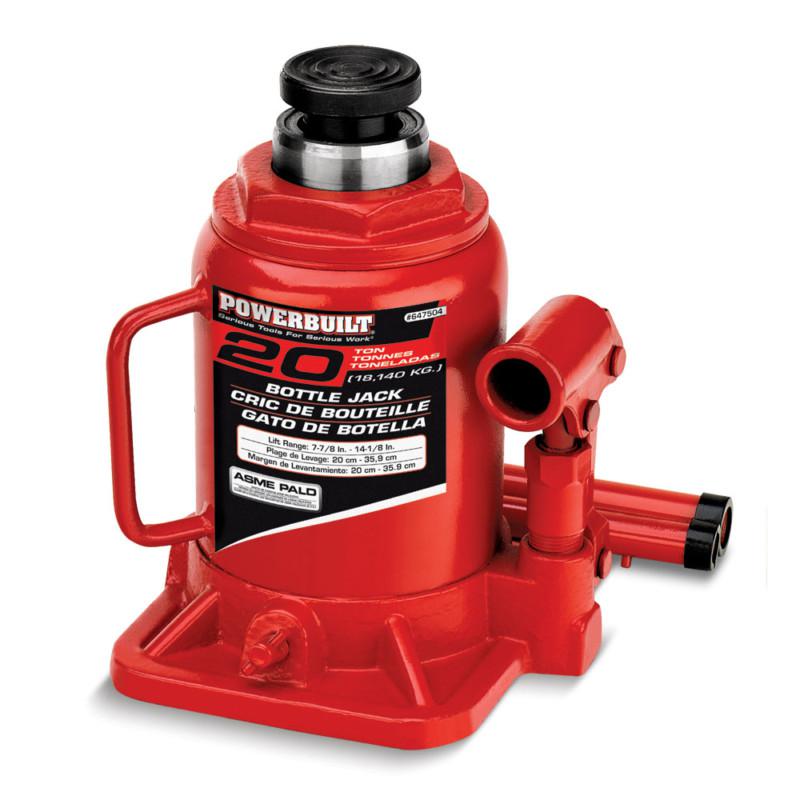 Powerbuilt® 20 ton shorty bottle jack - 647504