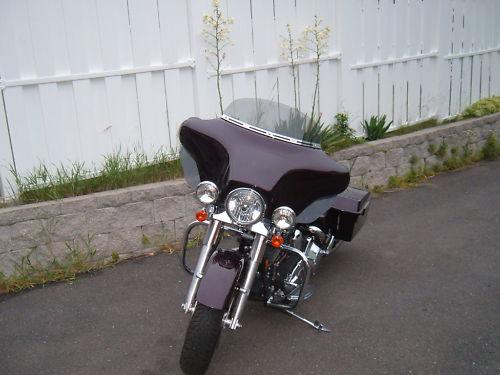 86 & 95 harley davidson windshield 6" smoked  touring dresser    flh