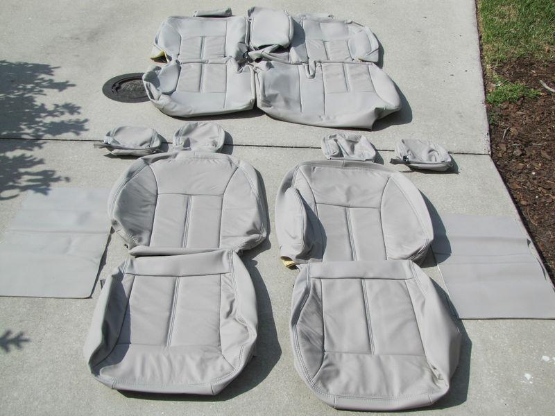 Buy Ford Edge Leather Seat Covers Seats 2007 2008 2009 2010 grey in