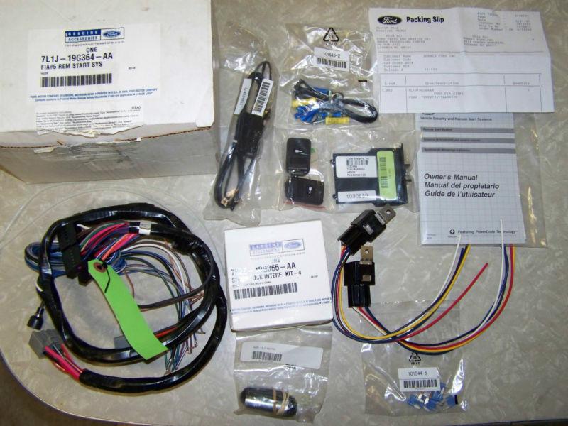 Ford remote key start kit