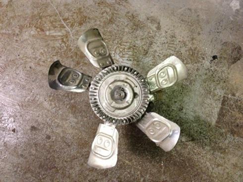 Chevy small block fan & water pump