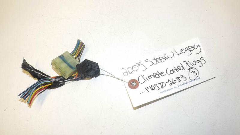 2005 09 subaru legacy climate control plugs 146570-2683 oem