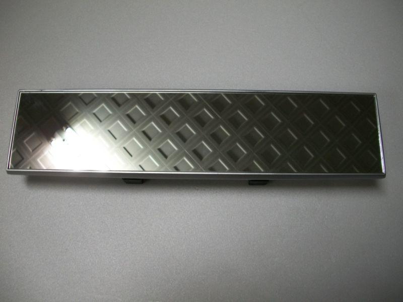 Car 360mm panoramic flat wide rear view car interior mirror