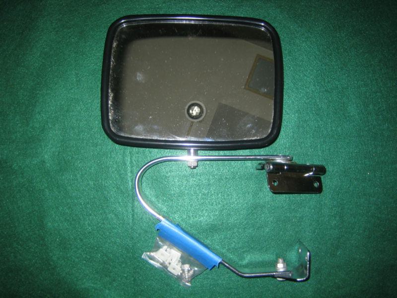 Vintage nos truck mirror 8 3/8" x 6 3/8"