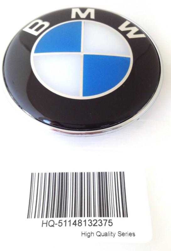 Bmw trunk hood emblem roundel 1, 3, 5, 6, 7, x, z-series logo 82 mm 51148132375