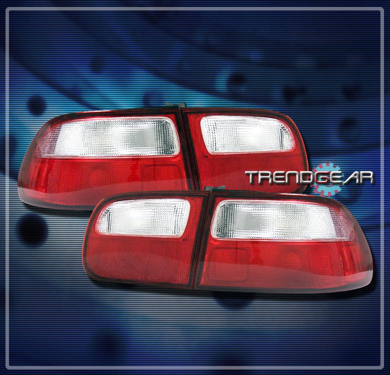 Buy 9295 HONDA CIVIC 3DR HATCHBACK TAIL LIGHT RED/CLEAR SI in