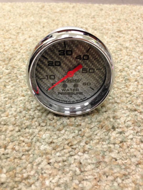 Buy NEW LIVORSI WATER PRESSURE GAUGE 060 PSI CARBON FIBER BAJA DONZI