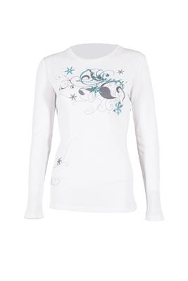 Divas snowgear impress womens long sleeve thermal white