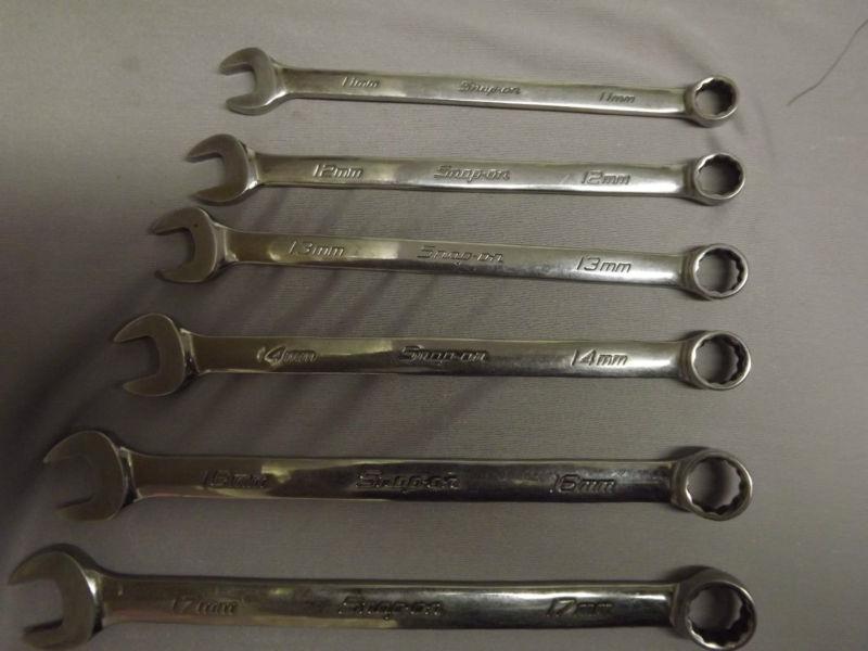 SNAP ON TOOLS 17 PIECE ASSORTED METRIC & STANDARD COMBINATION WRENCH SET , US $229.99, image 6